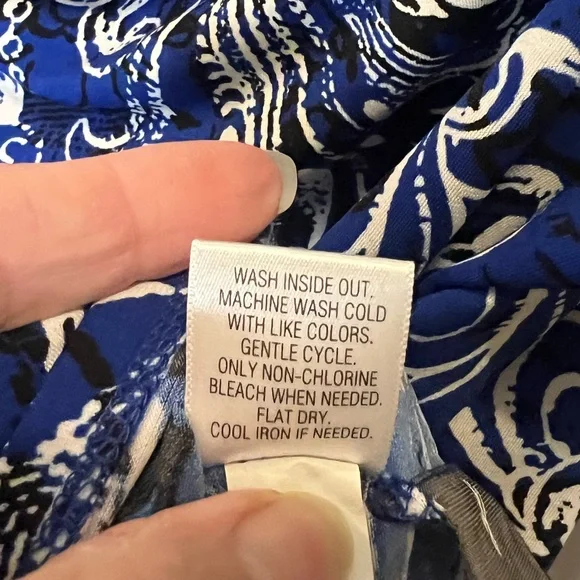 Dana Buchman Woman Blue & White Blouse Size 1X - Picture 7 of 7